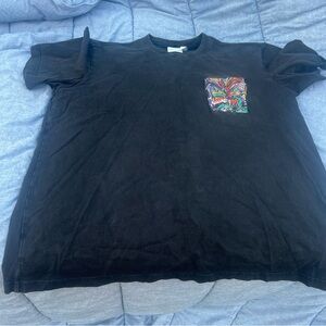 Adidas Adventure Munchman Round Neck Short Sleeve Tee Black Size Large